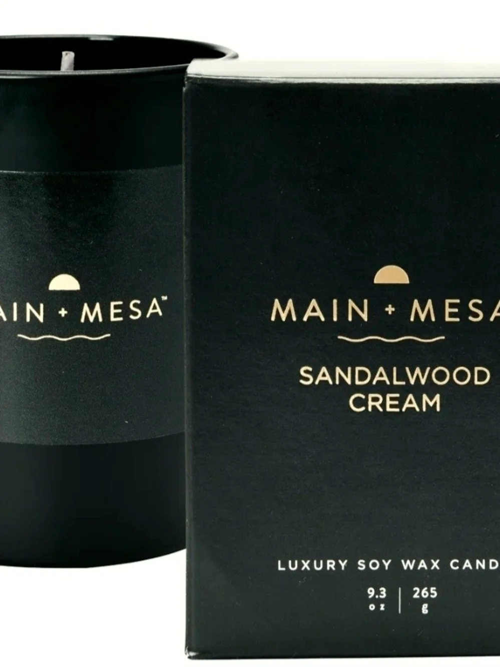 MAIN+MESA Sandalwood and Cream 9.3oz Candle
